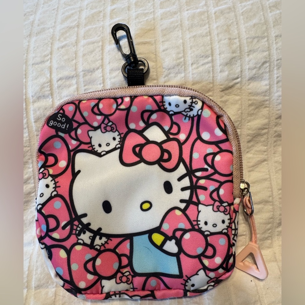 Sanrio-Hello Kitty Bundle With Pink Pouch, 2 Hair Ties, & Pen 3-Piece Set - Picture 6 of 9